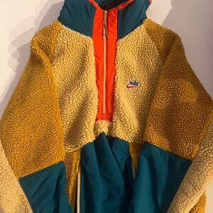 Nike sherpa half zip